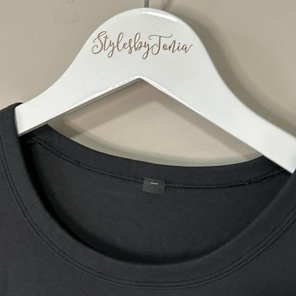 LULULEMON Mens Crewneck TShirt Black Short Sleeve Top Sz XL - Picture 2 of 7